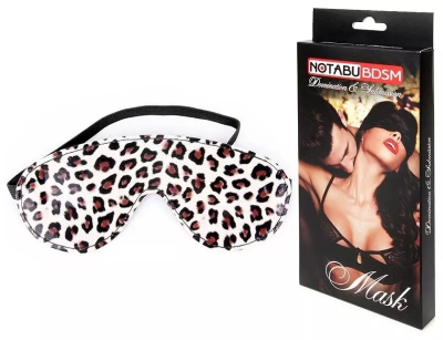 Маска на глаза с леопардовым принтом NoTaboo
