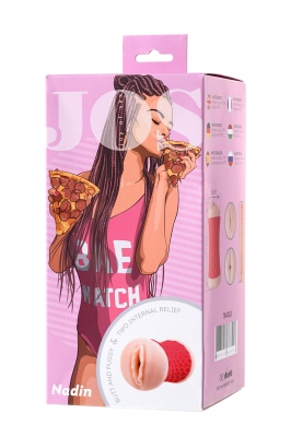 Двусторонний мастурбатор - вагина и анус Nadin
