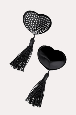 Пэстисы (наклейки на соски) с кисточками и стразами