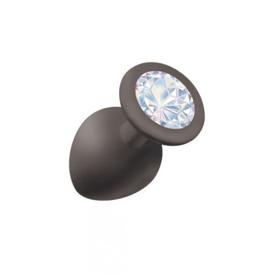 Силиконовая анальная пробка с кристаллом Emotions Cutie Large