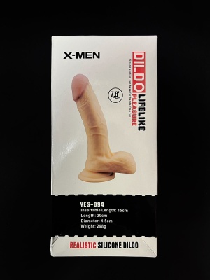 X-MEN - вибратор реалистик с пультом ДУ