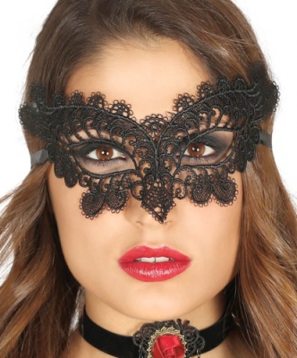 Кружевная маска на глаза "Сова"
