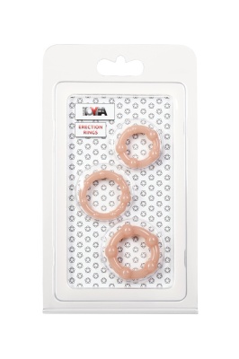 Набор колец на член Toyfa (3 шт.)