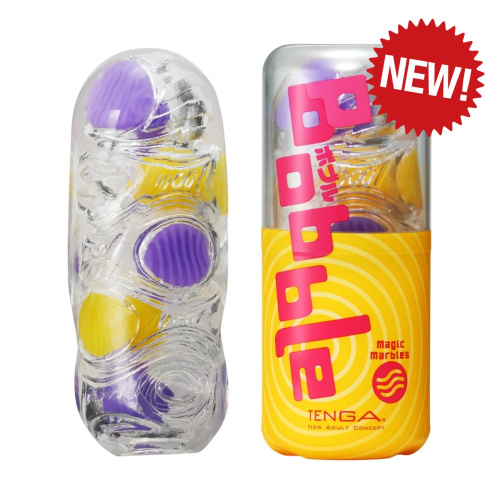 Tenga Bobble Magic Marbles – мастурбатор с интенсивным рельефом и шариками