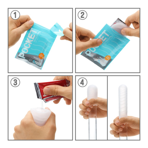 Tenga Pocket Hexa Brick - карманный мастурбатор для мужчин