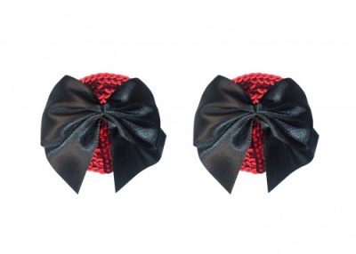 Пэстисы с пайетками и бантиком