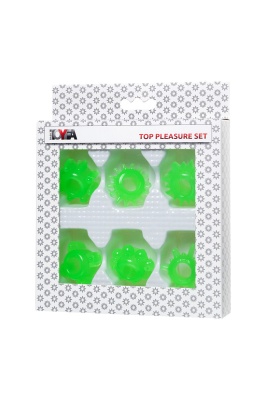 Кольца на член эрекционные 6 шт. Toyfa