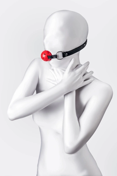 Кляп шарик с отверстиями Anonymo