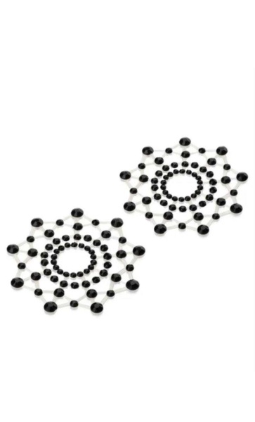 Наклейки на соски со стразами