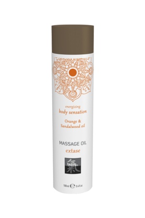 Массажное ароматическое масло для тела Extase - аромат апельсина и сандалового масла