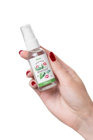 Съедобная смазка для орального секса с Д-пантенолом - Мятный поцелуй