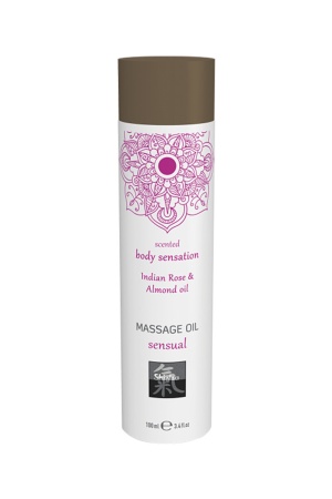 Массажное ароматическое масло для тела Sensual - аромат индийской розы и миндаля