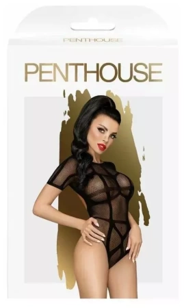 Боди из сетки с вырезом на спине Be mine