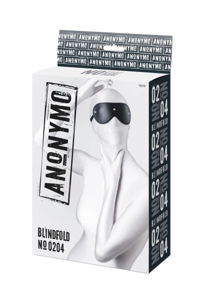 Маска на глаза из кожи Anonymo