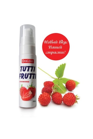 Съедобная смазка Tutti-Frutti - Земляника