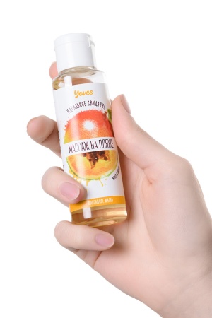 Массажное масло Yovee - аромат манго и папайя