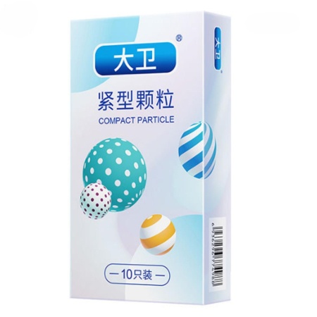 Презервативы Dawei 3d Compact particle уменьшенного размера 49мм, точечные 10 шт.