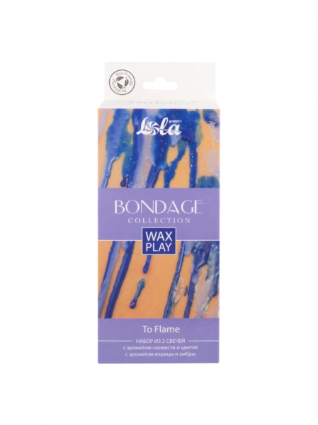 To Flame up - набор из двух БДСМ свечей из коллекции Wax Play (55-60 и 65-70 градусов)