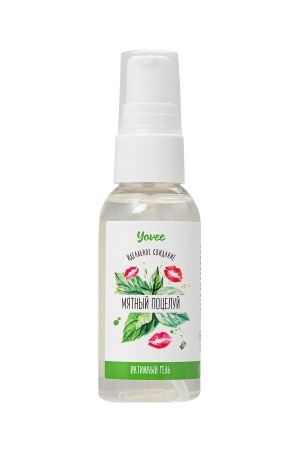 Съедобная смазка для орального секса с Д-пантенолом - Мятный поцелуй