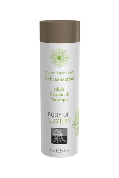 Luxury Oil Кокос и Ананас - съедобное массажное масло