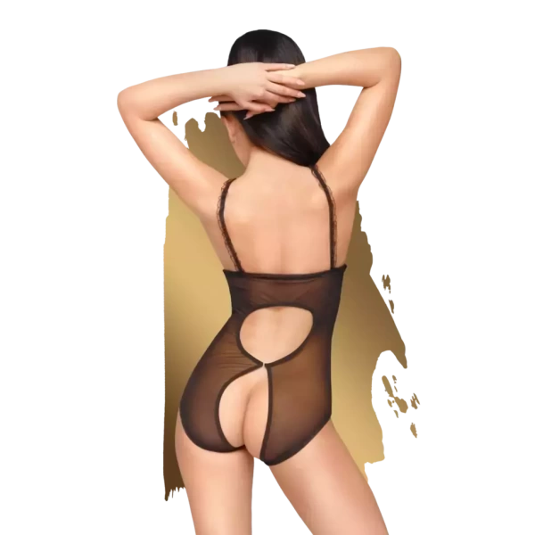 Откровенное эротическое боди Turned on с открытой грудью