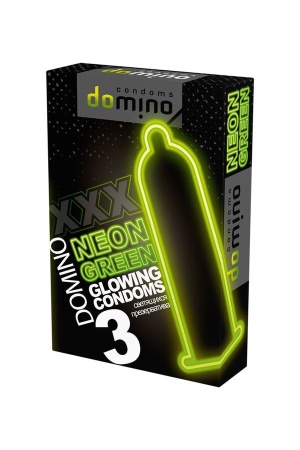 Светящиеся в темноте презервативы Domino Neon