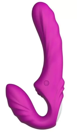 Женский страпон с вибрацией Melo - 2 мотора