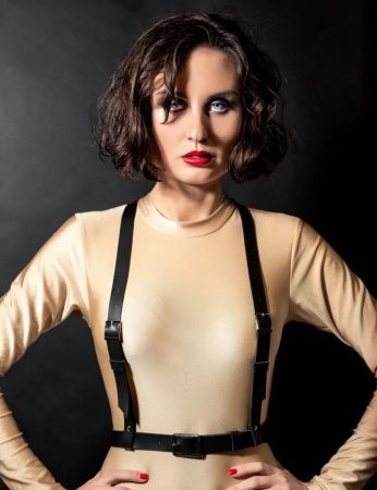 Классическая портупея из эко кожи