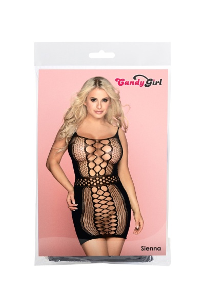 Платье сетка с вырезами Sienna