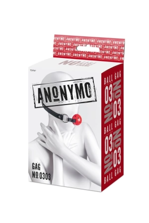 Кляп шарик с отверстиями Anonymo