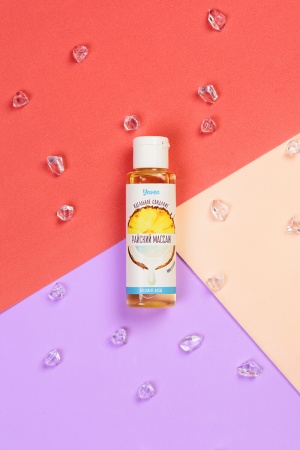 Массажное масло Yovee - аромат кокоса и ананаса