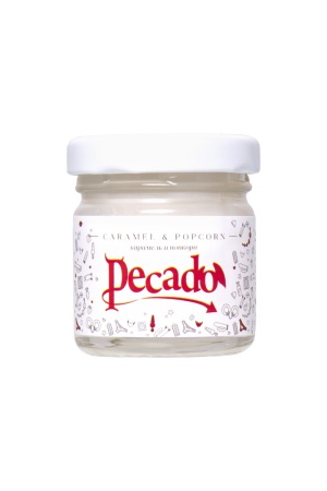 Массажная свеча Pecado Caramel Popcorn - Карамель и попкорн
