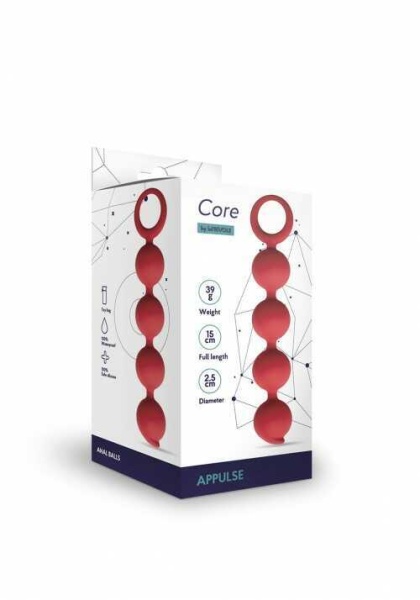 Анальные бусы Appulse, диаметр 2,5 см
