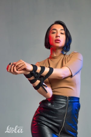 Веревка для шибари Party Hard Do Not Disturb (5 метров) черная