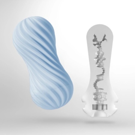 Tenga Flex Bubbly – мужской мастурбатор с эффектом скручивания