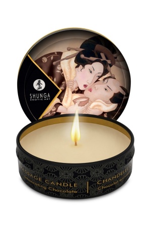 Ароматическая свеча и массажное масло Shunga – 2 в 1 – Шоколад