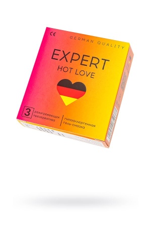 Презервативы с разогревающим эффектом Expert - Hot Love
