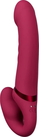 Lovense Lapis - гибкий безремневой страпон с двумя моторами (управление через телефон)