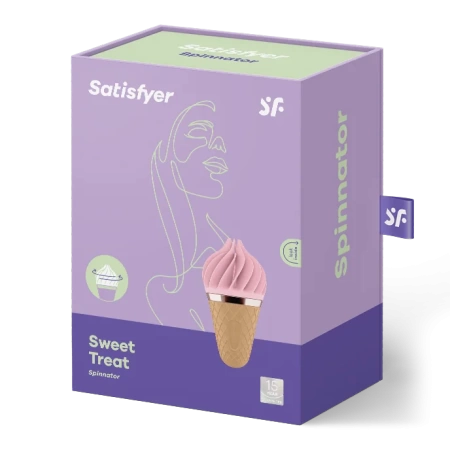 Satisfyer Spinnator Sweet Treat - имитатор орального секса мороженое