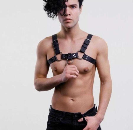 Мужская портупея на грудь