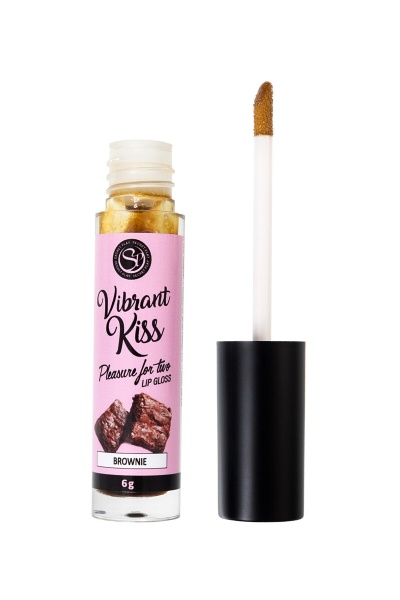 Возбуждающий блеск для губ - вкус Шоколадного печенья