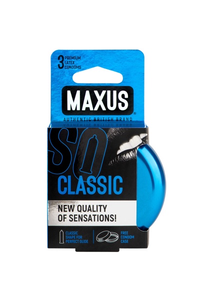 Презервативы в металлическом кейсе Maxus Classic
