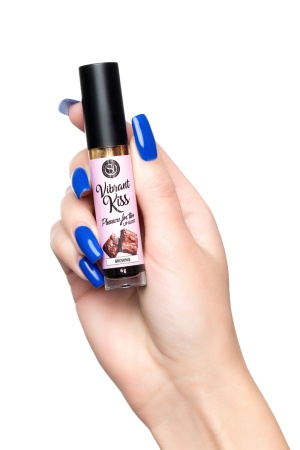 Возбуждающий блеск для губ - вкус Шоколадного печенья