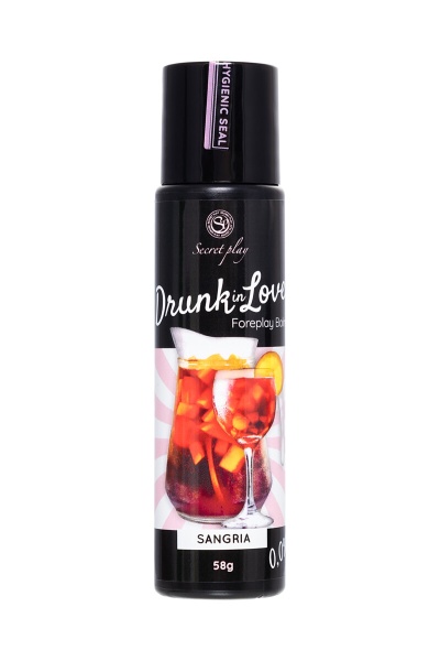 Съедобный массажный гель для сосков и интимных зон Secret Play - вкус сангрии