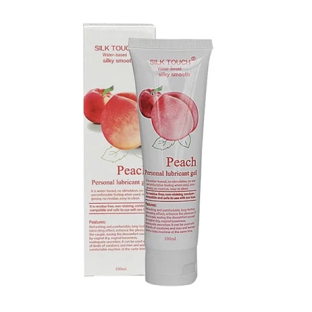 Лубрикант с ароматом персика Silk Touch