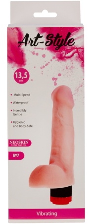 Вибратор из киберкожи ART-Style №7