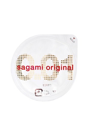 Самые тонкие презервативы в мире Sagami Original 0,01 (1 шт.)