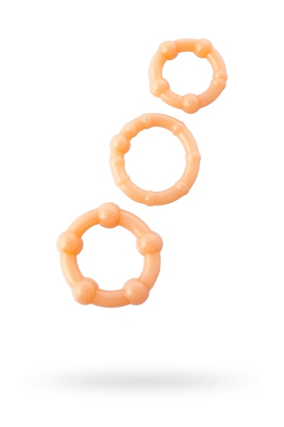 Набор колец на член Toyfa (3 шт.)