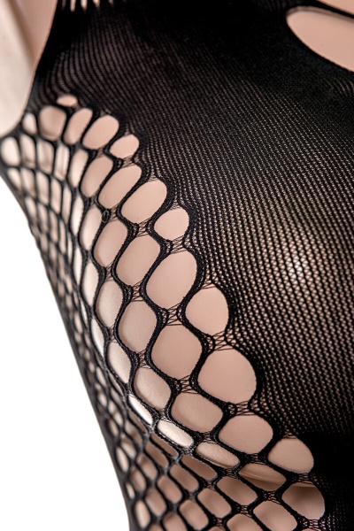 Эротическое боди из сетки с вырезами Tiara