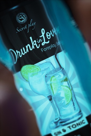 Съедобный массажный гель для сосков и интимных зон Secret Play - вкус джин тоника